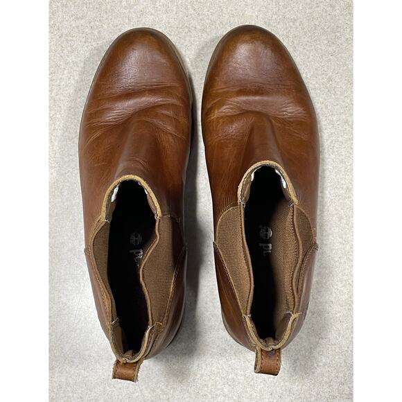 Timberland Magby Chelsea Boot Women’s Size 7 Light Brown Full Grain Casual Shoe - Picture 4 of 10